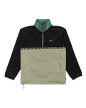 The Billabong Mens Space Lobster Fleece Jacket in Sagebrush