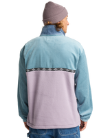 The Billabong Mens Space Lobster Fleece Jacket in Washed Blue