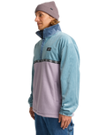The Billabong Mens Space Lobster Fleece Jacket in Washed Blue