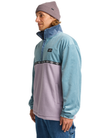 The Billabong Mens Space Lobster Fleece Jacket in Washed Blue