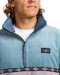 The Billabong Mens Space Lobster Fleece Jacket in Washed Blue