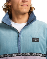 The Billabong Mens Space Lobster Fleece Jacket in Washed Blue