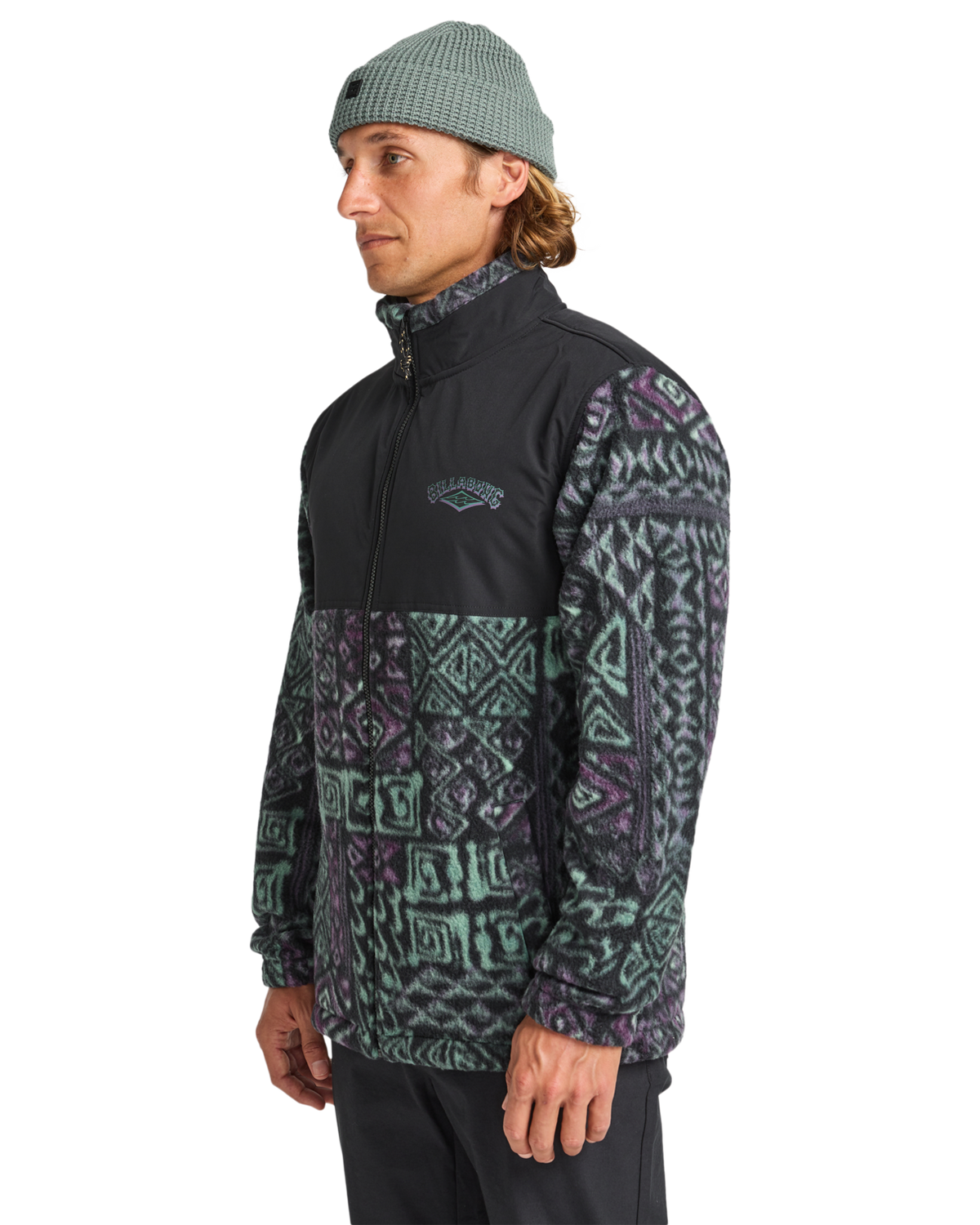 The Billabong Mens Adventure Division Boundary Re-Issue Fleece Jacket in Multi