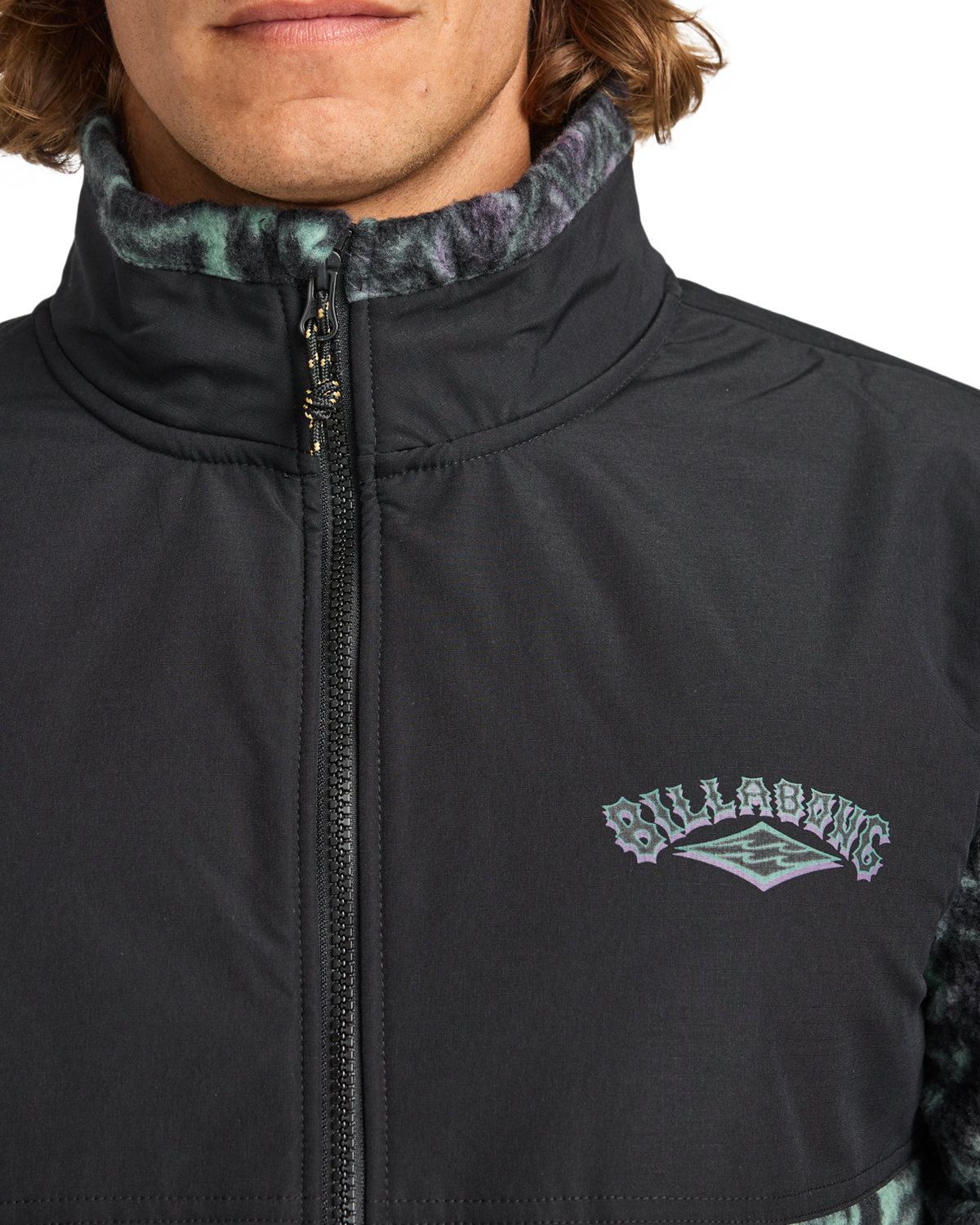 The Billabong Mens Adventure Division Boundary Re-Issue Fleece Jacket in Multi