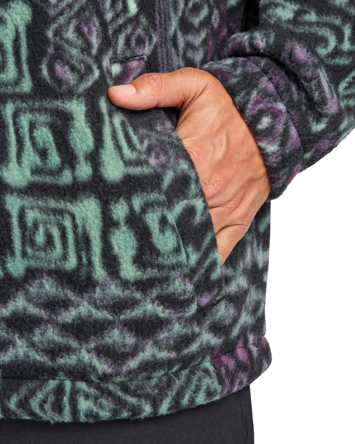 The Billabong Mens Adventure Division Boundary Re-Issue Fleece Jacket in Multi