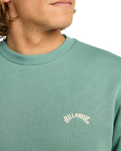 The Billabong Mens Arch Sweatshirt in Sagebrush