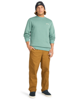 The Billabong Mens Arch Sweatshirt in Sagebrush
