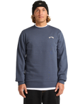 The Billabong Mens Arch Sweatshirt in Ombre Blue