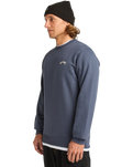 The Billabong Mens Arch Sweatshirt in Ombre Blue