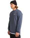 The Billabong Mens Arch Sweatshirt in Ombre Blue