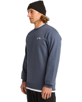 The Billabong Mens Arch Sweatshirt in Ombre Blue