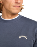 The Billabong Mens Arch Sweatshirt in Ombre Blue