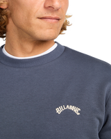The Billabong Mens Arch Sweatshirt in Ombre Blue