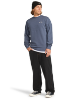 The Billabong Mens Arch Sweatshirt in Ombre Blue