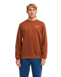 The Billabong Mens Arch Sweatshirt in Tortoise Shell
