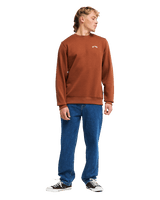 The Billabong Mens Arch Sweatshirt in Tortoise Shell