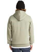 The Billabong Mens Arch Pullover Hoodie in Grey Green