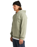 The Billabong Mens Arch Pullover Hoodie in Grey Green