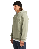 The Billabong Mens Arch Pullover Hoodie in Grey Green