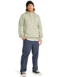 The Billabong Mens Arch Pullover Hoodie in Grey Green