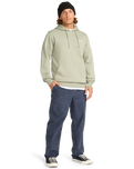 The Billabong Mens Arch Pullover Hoodie in Grey Green