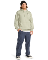The Billabong Mens Arch Pullover Hoodie in Grey Green