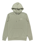 The Billabong Mens Arch Pullover Hoodie in Grey Green