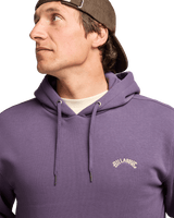 Arch Pullover Hoodie in Dusty Grape