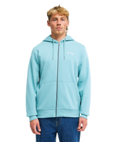 The Billabong Mens Arch Zip Hoodie in Blue Haze