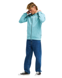 The Billabong Mens Arch Zip Hoodie in Blue Haze