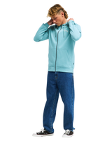 The Billabong Mens Arch Zip Hoodie in Blue Haze