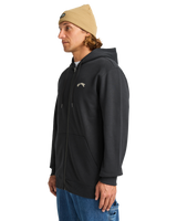 The Billabong Mens Arch Zip Hoodie in Black