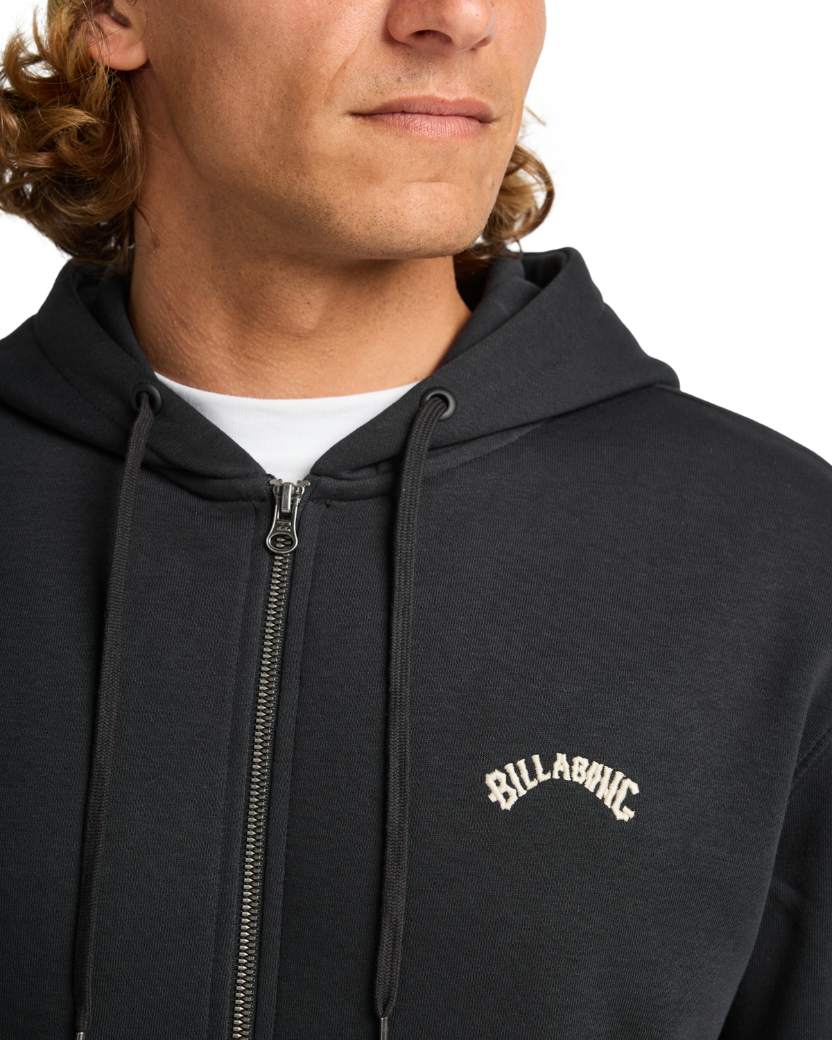The Billabong Mens Arch Zip Hoodie in Black