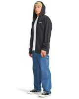 The Billabong Mens Arch Zip Hoodie in Black