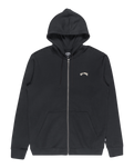 The Billabong Mens Arch Zip Hoodie in Black
