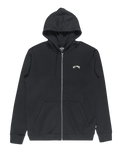 The Billabong Mens Arch Zip Hoodie in Black