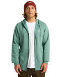 The Billabong Mens Arch Zip Hoodie in Sagebrush