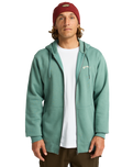 The Billabong Mens Arch Zip Hoodie in Sagebrush