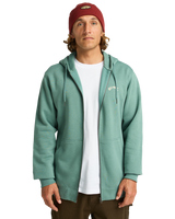 The Billabong Mens Arch Zip Hoodie in Sagebrush