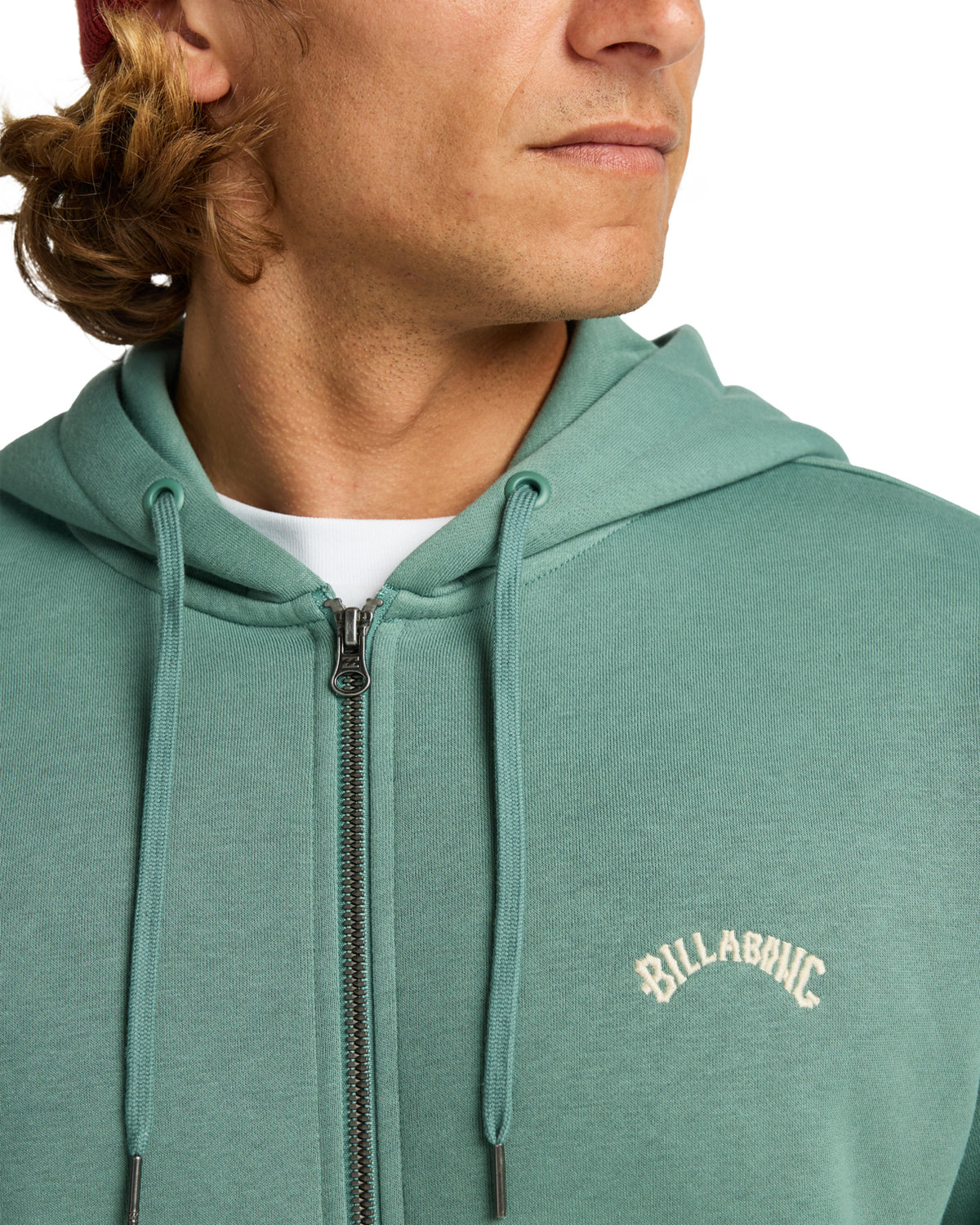 The Billabong Mens Arch Zip Hoodie in Sagebrush