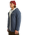 The Billabong Mens Arch Sherpa Zip Hoodie in Ombre Blue