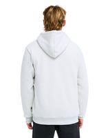 The Billabong Mens Arch Sherpa Zip Hoodie in Light Grey Heather