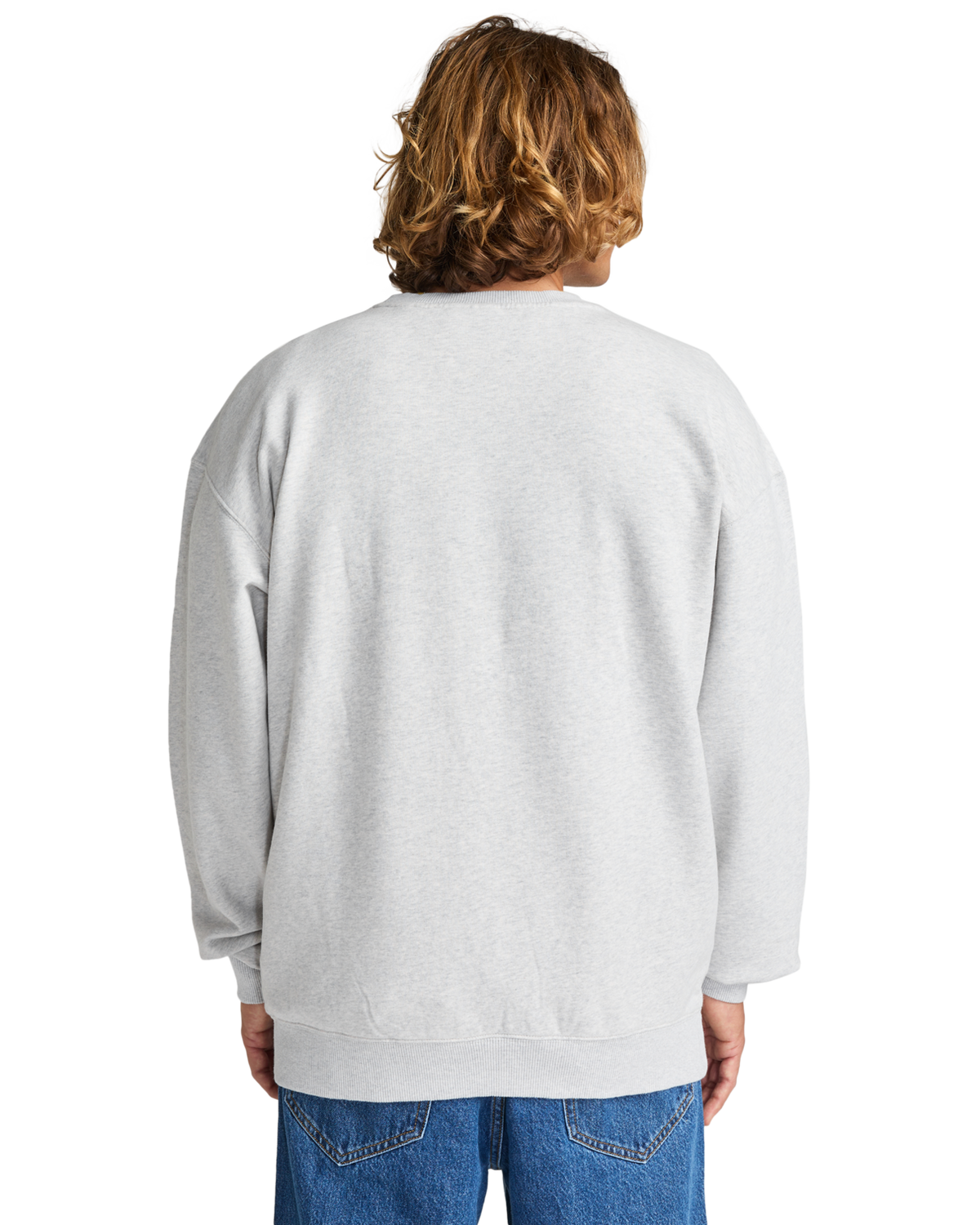 The Billabong Mens Core Lord Sweatshirt in Light Grey Heather
