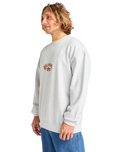 The Billabong Mens Core Lord Sweatshirt in Light Grey Heather