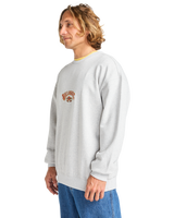 The Billabong Mens Core Lord Sweatshirt in Light Grey Heather