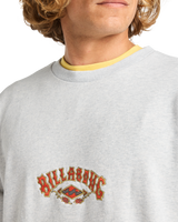 The Billabong Mens Core Lord Sweatshirt in Light Grey Heather