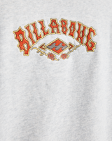 The Billabong Mens Core Lord Sweatshirt in Light Grey Heather