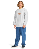 The Billabong Mens Core Lord Sweatshirt in Light Grey Heather