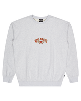 The Billabong Mens Core Lord Sweatshirt in Light Grey Heather