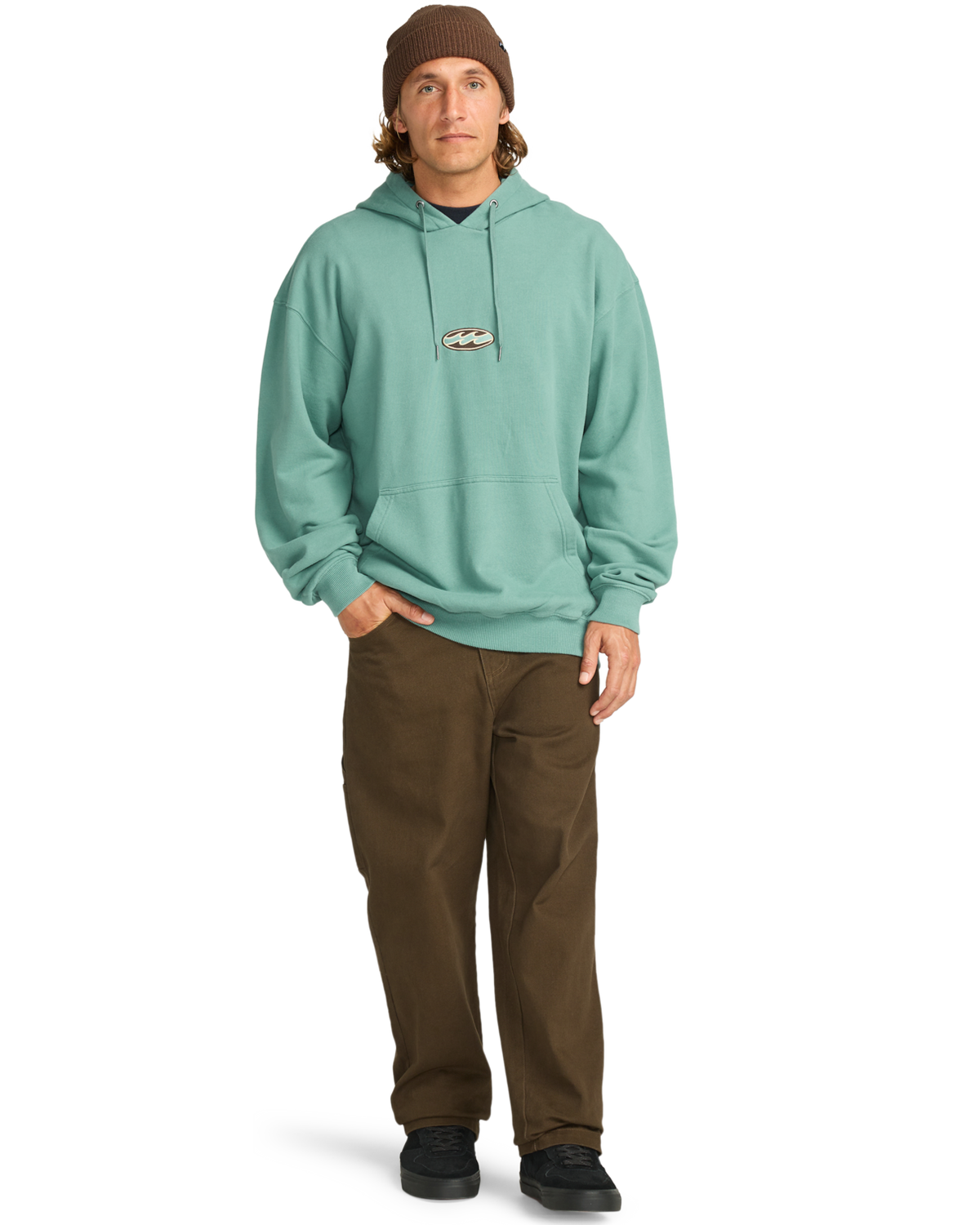 The Billabong Mens Core Lord Hoodie in Sagebrush